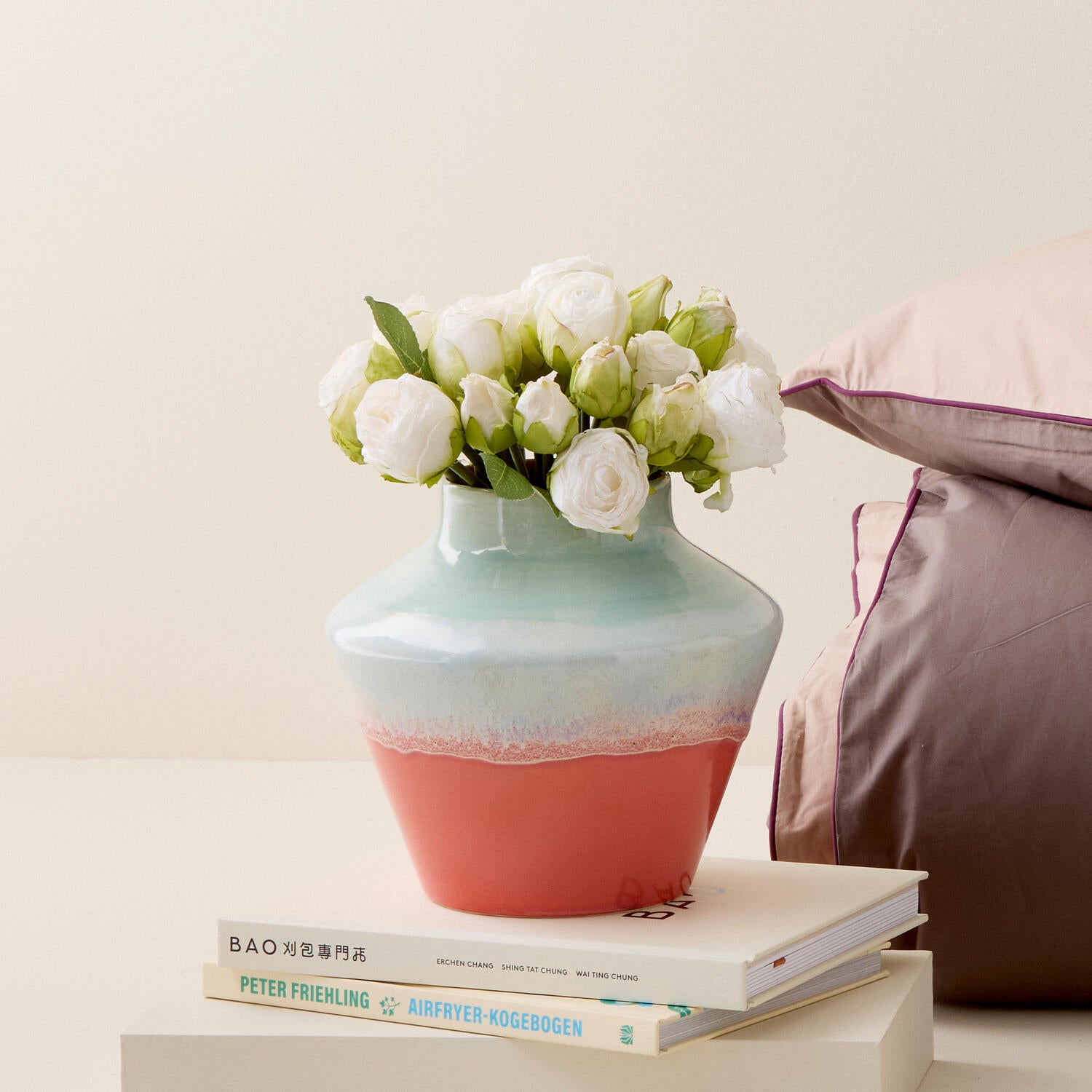 Poppery vase - H20,5 cm.